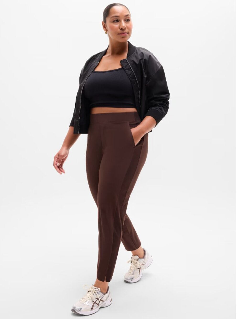 Athleta Mid Rise Brooklyn Ankle Pant - pockets